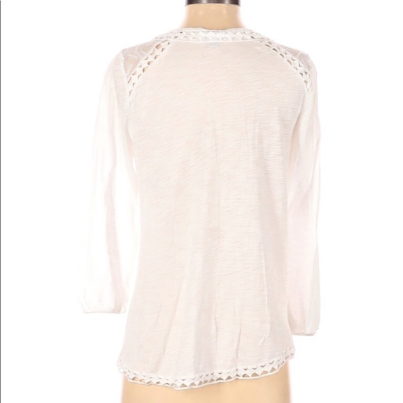 Lucky Brand small oversized basic white blouse - Picture 2 of 5